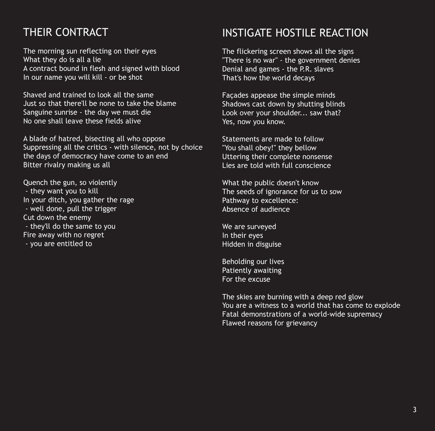 Wasteland booklet page 3