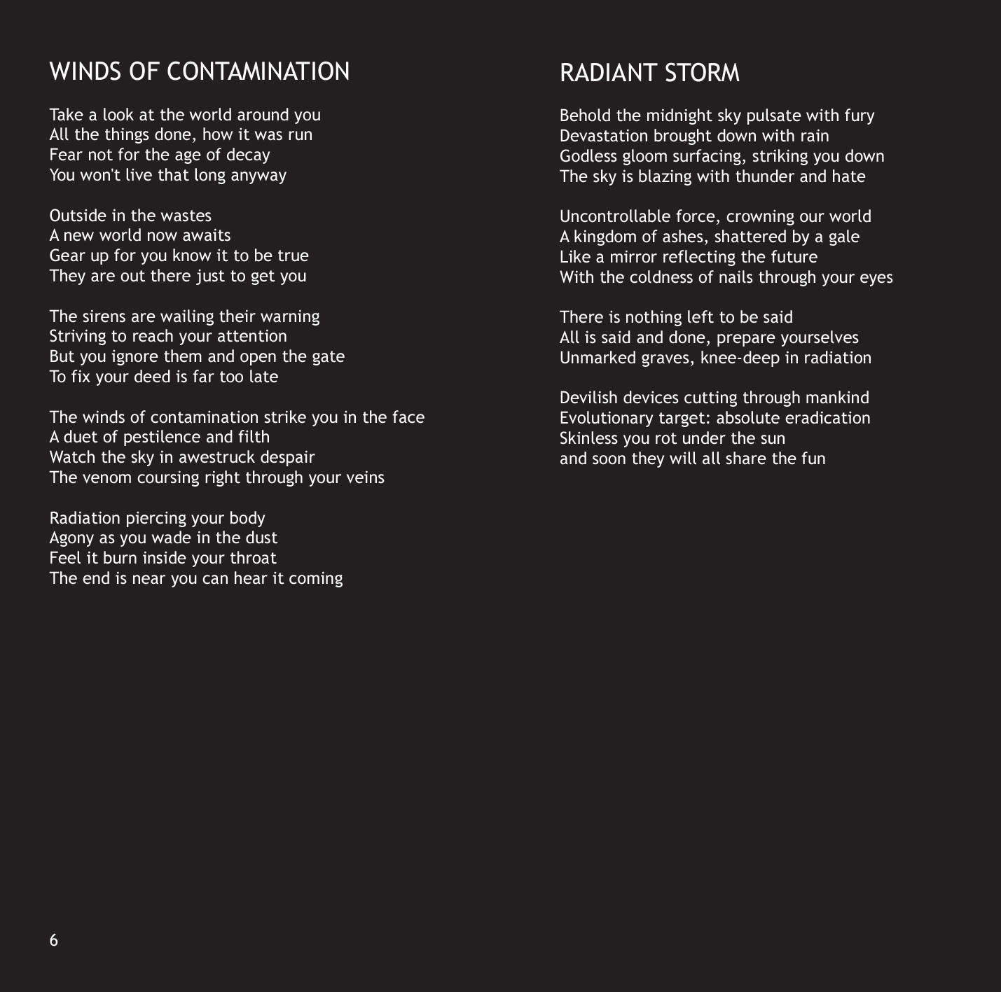 Wasteland booklet page 6