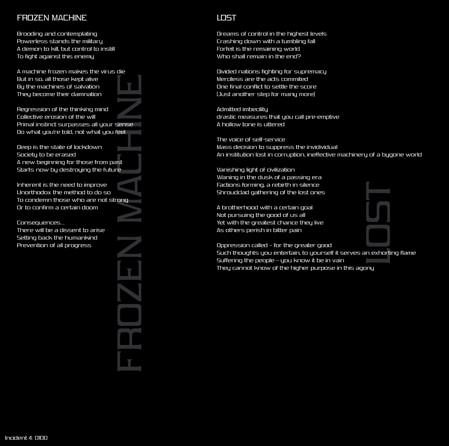 Devoid of Life (2016 Reissue) booklet page 4