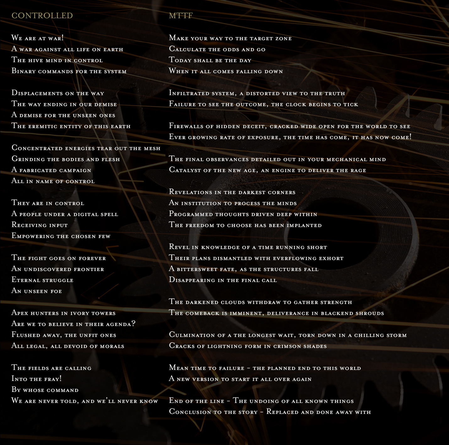 The Occlusion booklet page 3