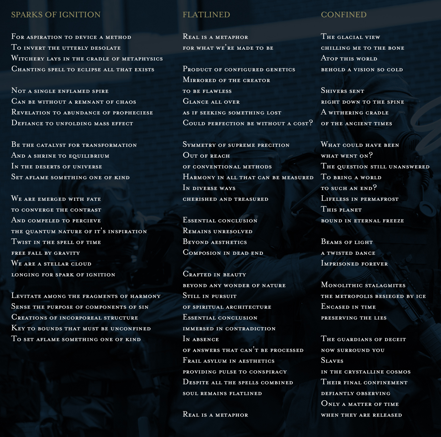 The Occlusion booklet page 4