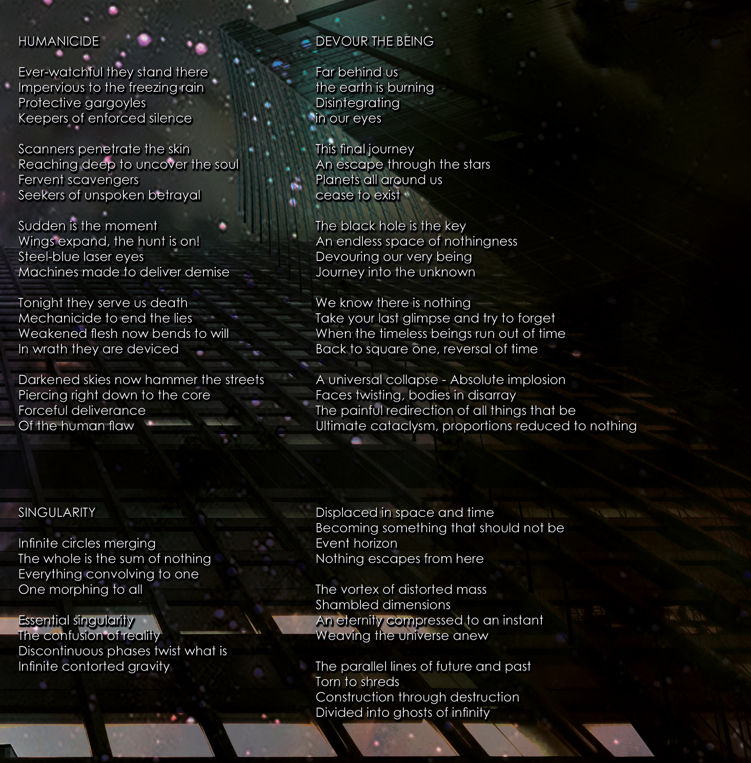Impenitence booklet page 3
