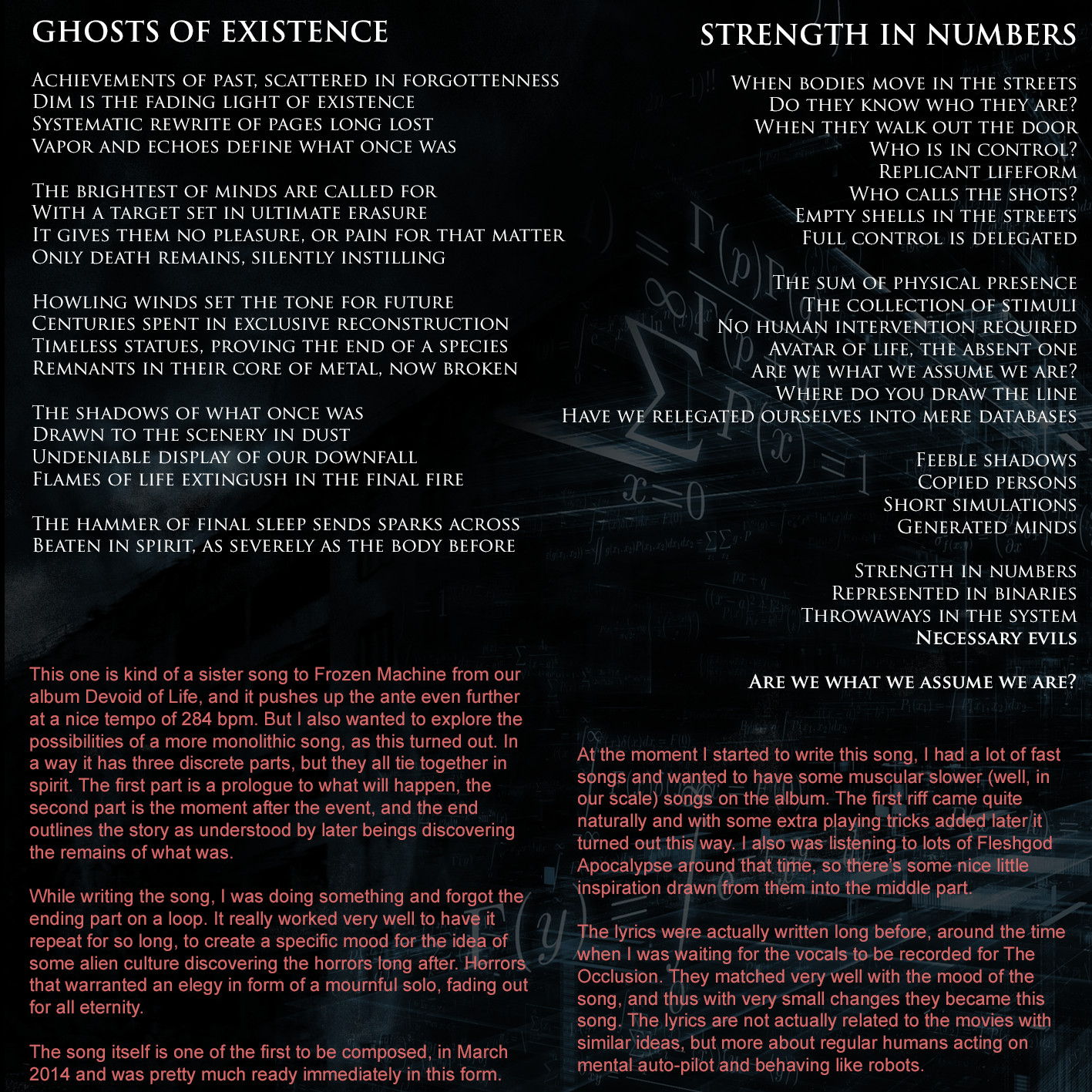 ...of What Remains booklet page 3