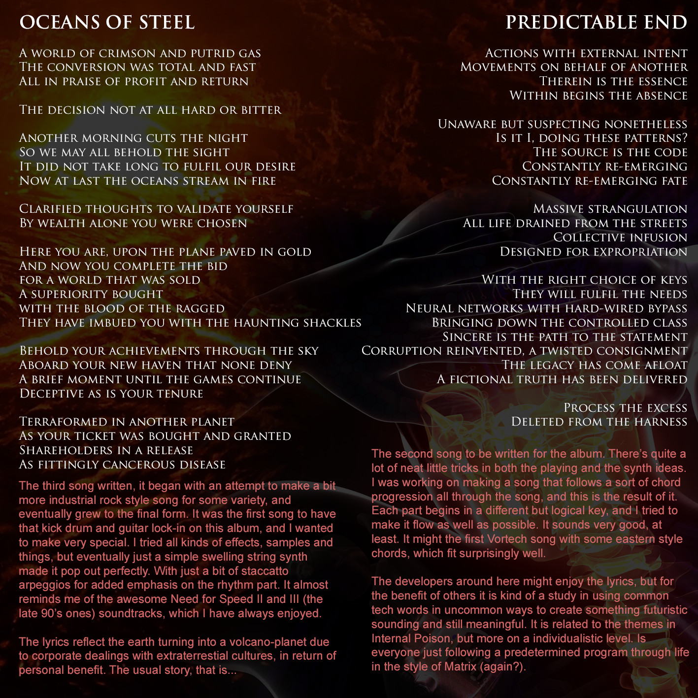 ...of What Remains booklet page 5