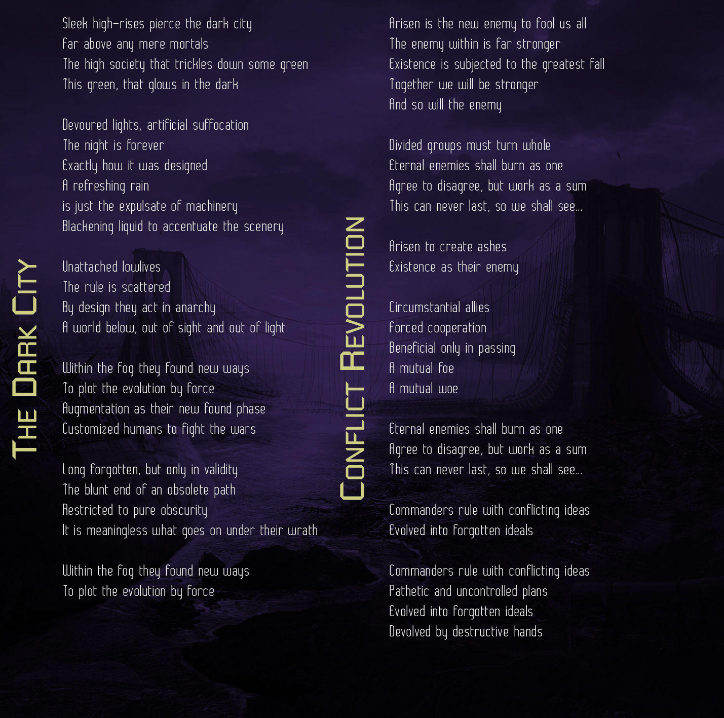 The Shadow Presence booklet page 2