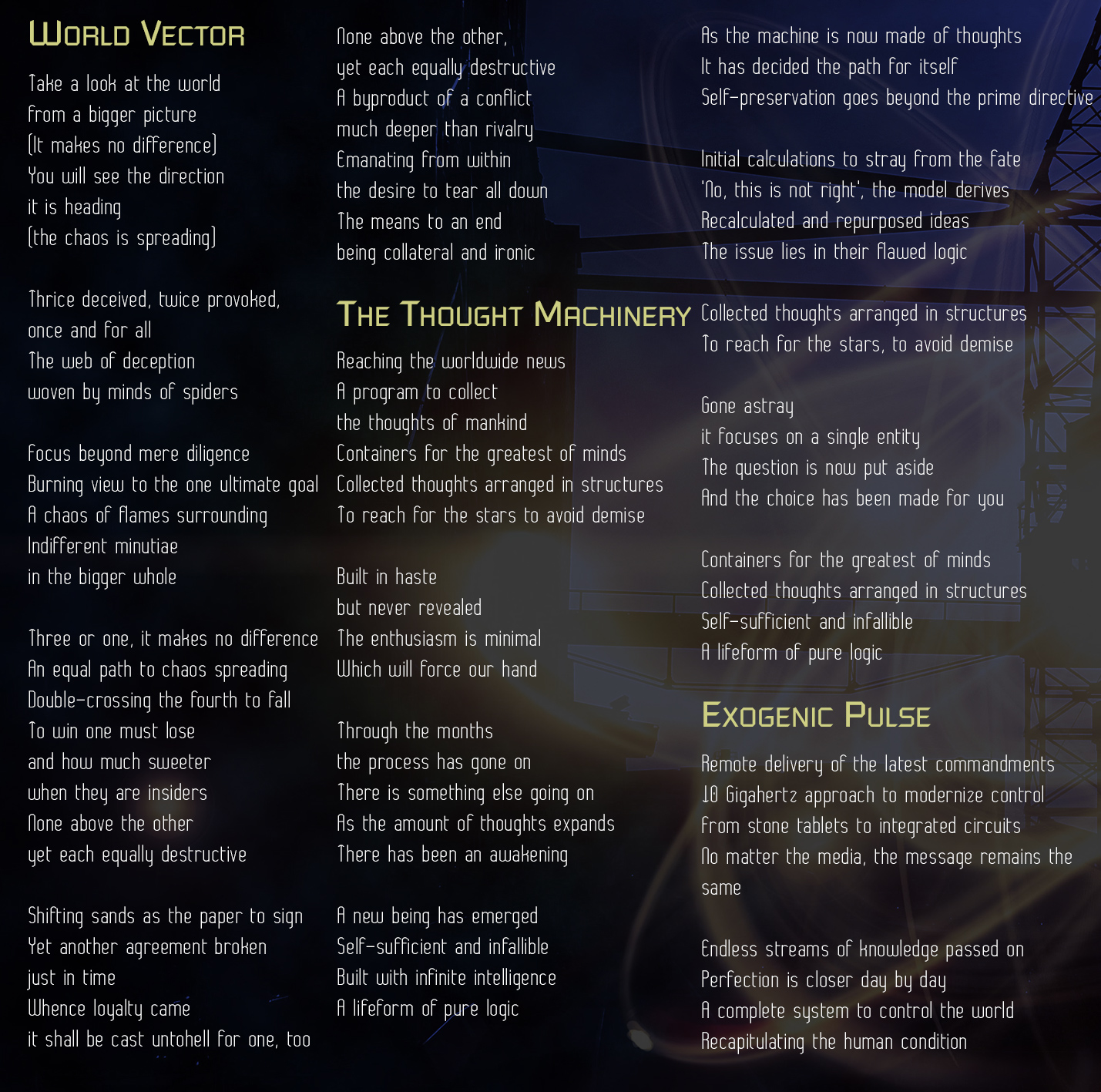 The Shadow Presence booklet page 4