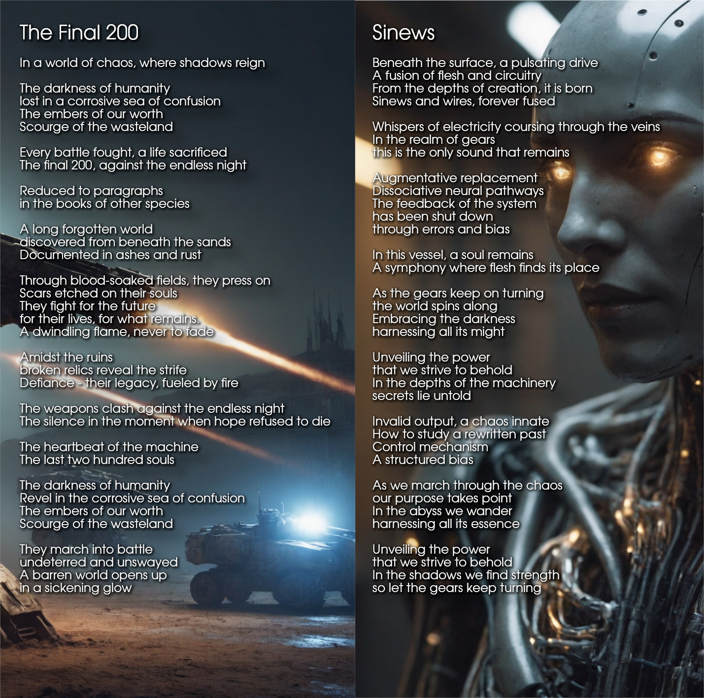 Void Emergent booklet page 2