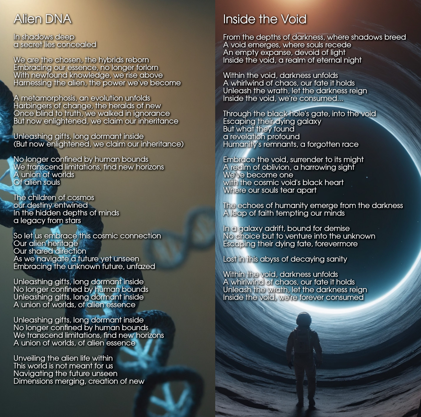 Void Emergent booklet page 3